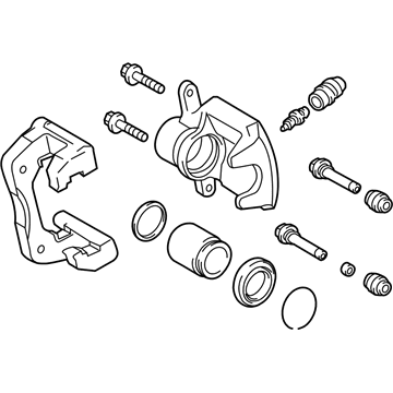 Lexus 47830-75010 Rear Passenger Disc Brake Cylinder Assembly