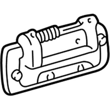Lexus 69240-60081-B4 Rear Door Outside Handle Assembly, Left