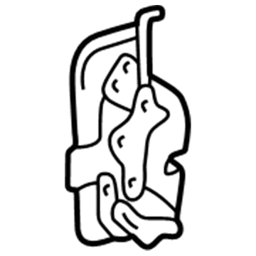 Lexus 69050-60062 Rear Door Lock Assembly, Right