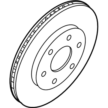 Nissan 40206-9FF0C Rotor Disc Brake Front