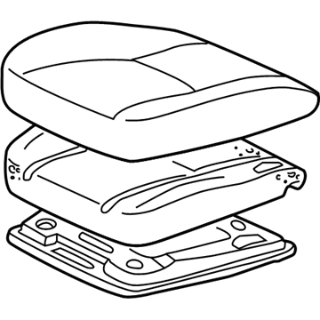 Lexus 71410-33181-G0 Cushion Assy, Front Seat, RH(For Separate Type)