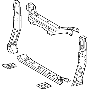 Toyota 53205-62010 Radiator Support