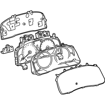 Lexus 83800-60B94 Meter Assy, Combination