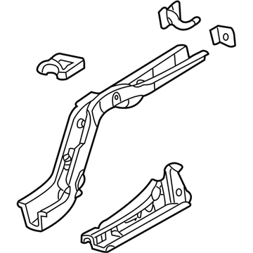 Acura 65610-S0K-A00ZZ Frame, Right Rear