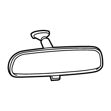 Mopar 4805332AD Inside Rear View Mirror