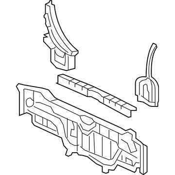 Honda 66100-SNF-A00ZZ Panel, RR.