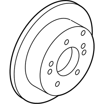 Hyundai 58411-1H300 Disc-Rear Brake