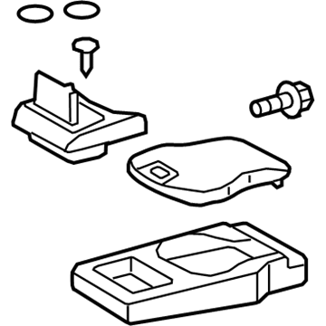 Lexus 72830-0E191-E1 Rear Seat Armrest Assembly, Center