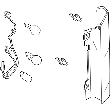 Ford CK4Z-13405-J Tail Lamp Assembly