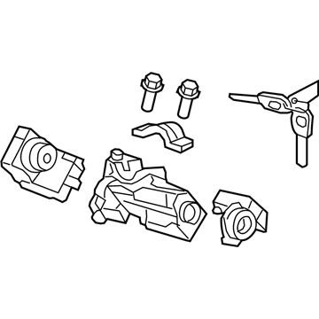 Honda 35100-SLA-J01 Lock Assy., Steering