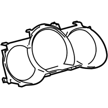 Toyota 83851-04870 Cluster Bezel