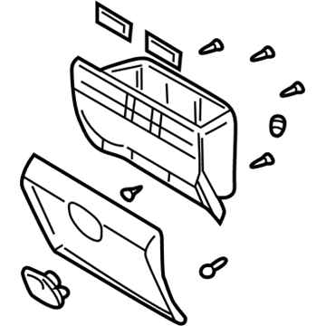 Hyundai 84510-26500-TI Glove Box Assembly