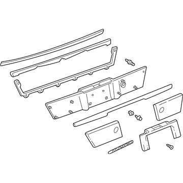 Ford 3W3Z-13A565-AA Reflector Panel