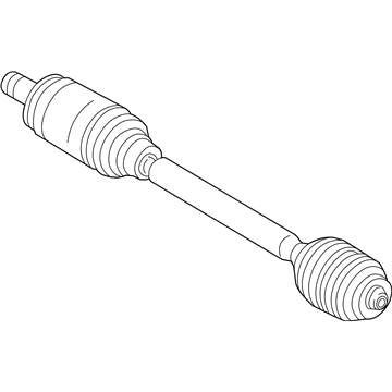 BMW 33-20-7-641-213 Left Cv Axle Shaft