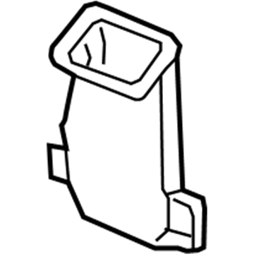 Honda 83462-T2F-A01 Duct Comp, RR