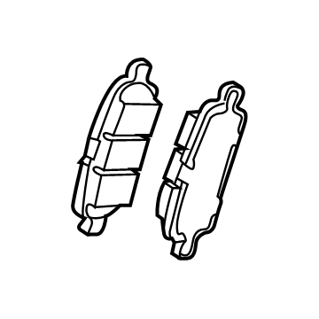 Nissan D4060-6CA0A Disc Brake Pad Kit