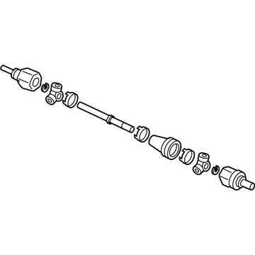 Honda 42311-SCW-A10 Driveshaft Assembly, Driver Side