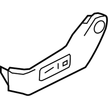 Hyundai 88011-0W100-HZ Shield Cover-Front Outer Driver, LH
