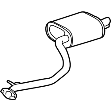 Lexus 17430-31C90 Exhaust Tail Pipe Assembly