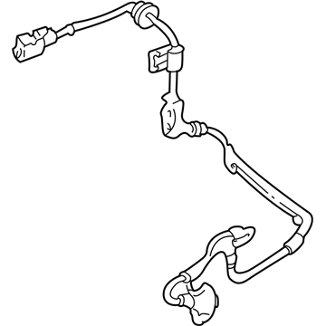 Acura 57455-SL0-020 Sensor Assembly, Left Front