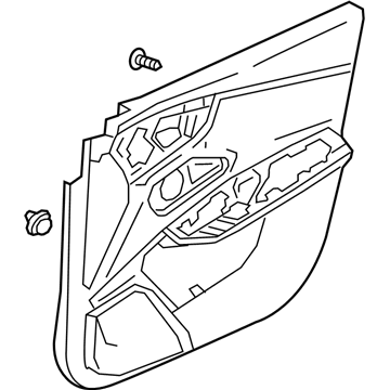 Acura 83551-TJB-A02ZC Base Left, Front (Type Z)