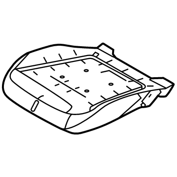 Ford LJ8Z-58632A23-C PAD - SEAT CUSHION