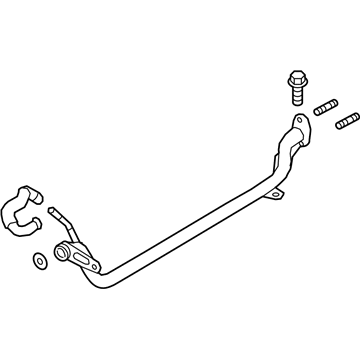 Kia 254603F510 Pipe & O-Ring Assembly-Water