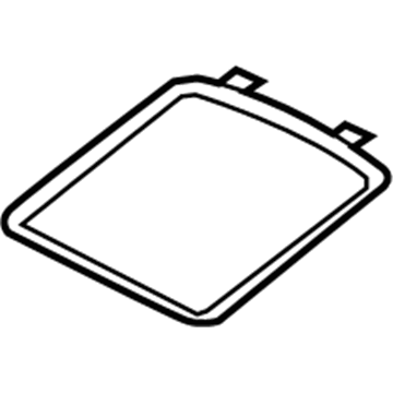 Infiniti 26428-1VW0A Back Plate-Map Lamp