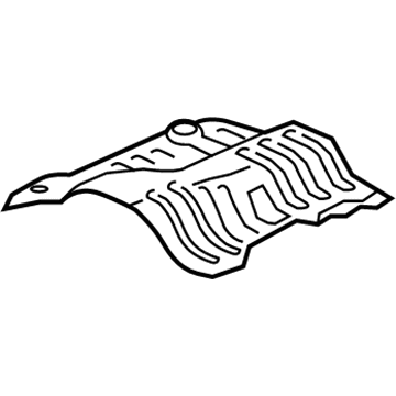 Honda 74601-TLA-A00 Plate A, Floor Heat Baffle