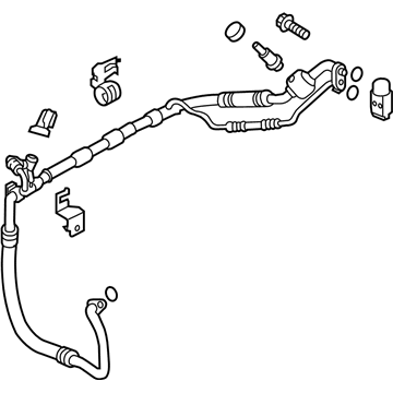 Kia 97775B2100 Suction & Liquid Tube Assembly