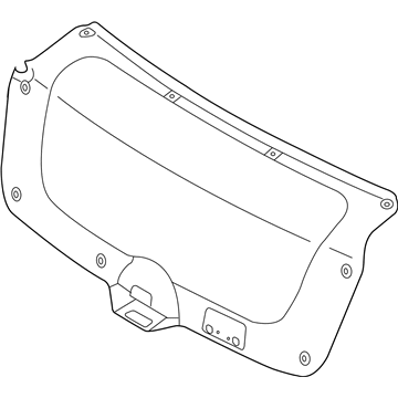 Kia 81752A7000WK Trim Trunk Lid