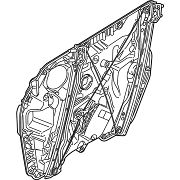 BMW 51-35-9-463-717 Carrier, Door Rear Left