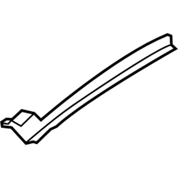 Nissan 97171-1GR0A WEATHERSTRIP Front Rail, LH