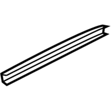 Nissan 97172-1GR0A Weatherstrip-Center Rail, RH