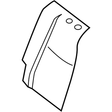 Infiniti 88670-3JA3A Cover Assy-Back, 2ND Seat