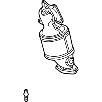 Acura 18190-RCA-L00 Front Primary Catalytic Converter