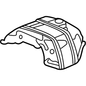 Acura 74653-SDA-A00 Plate, Pre Muffler Baffle