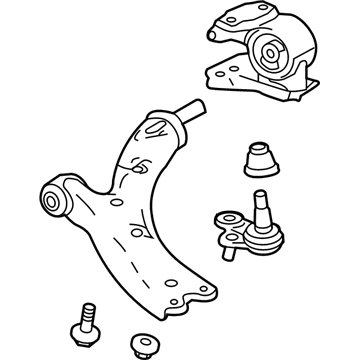 Acura 51350-TX4-A01 Arm Assembly, Right Front (Lower)