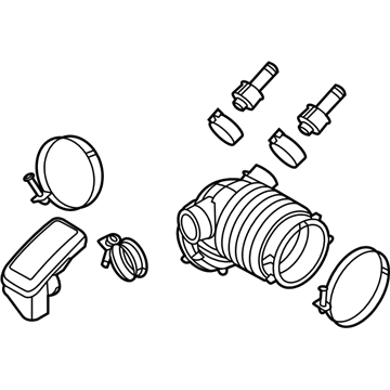 Hyundai 28140-J9200 Hose Assembly-Air Intake