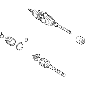 Toyota 43420-0W240 Axle Assembly