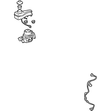 Toyota 44050-12220 Brake Master Cylinder Assembly W/Abs Actuator