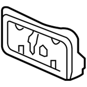 Acura 71145-S6M-A01 Base, Front License Plate