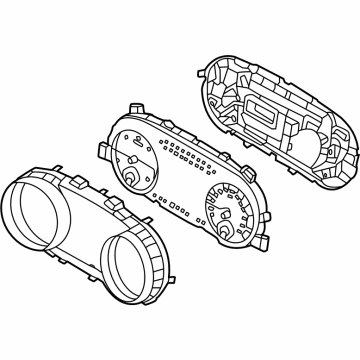 Kia 94001R0040 CLUSTER ASSY-INSTRUM