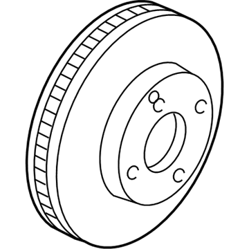 Ford 2U2Z-1V125-GB Rotor