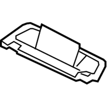 Honda 83280-SNA-A01ZE Sunvisor Assembly, Driver Side (Warm Gray) (Mirror)
