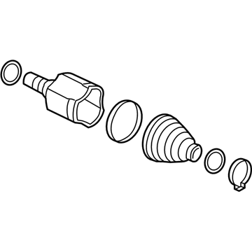 Hyundai 49582-3V500 Boot Kit-Front Axle Differential Side LH