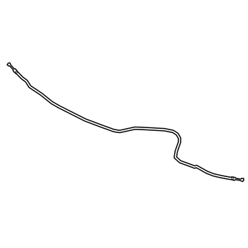 Lexus 53630-24141 Cable Assembly, Hood Loc