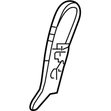 Nissan 87448-EA002 Cover-RECLINING Device, L