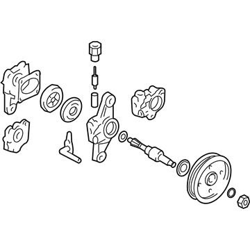 Hyundai 57100-2C200 Pump Assembly-Power Steering Oil