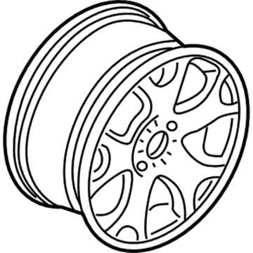 BMW 36-11-1-096-231 Light Alloy Rim